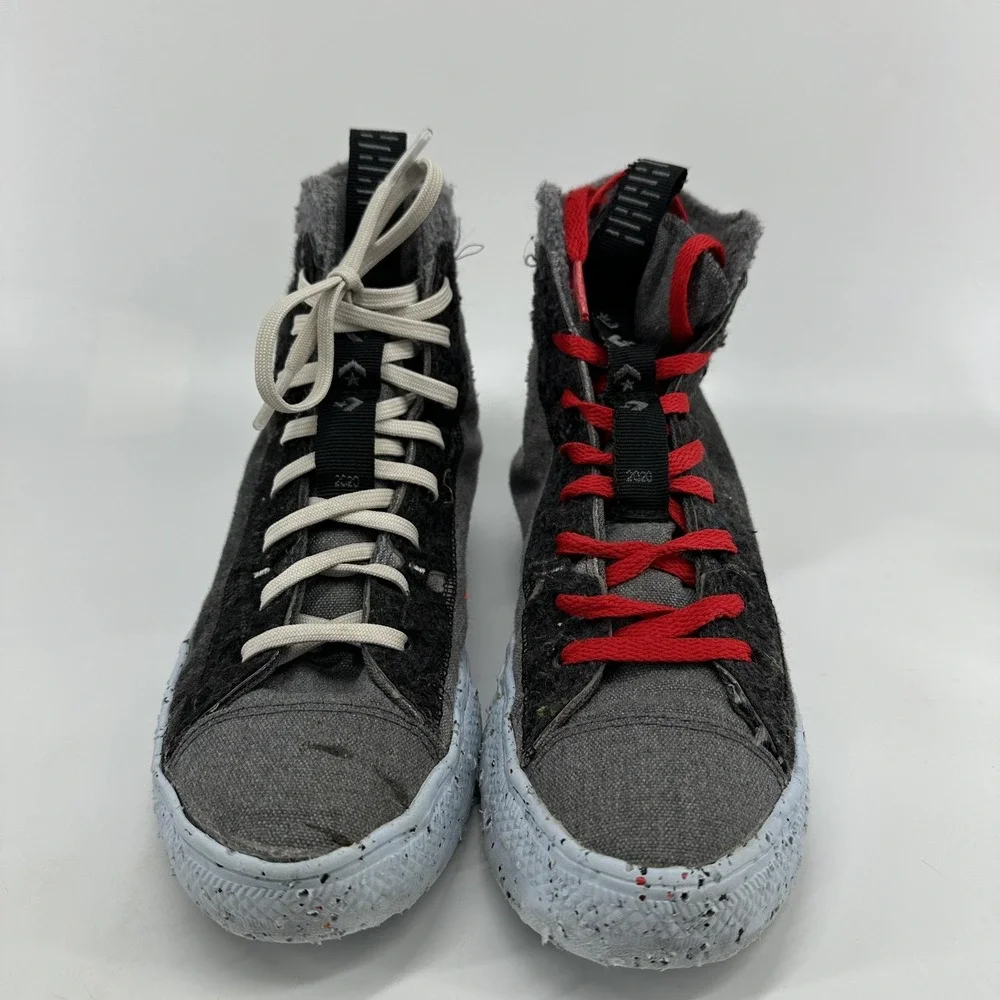 Converse Chuck Taylor Crater Shoes Mens Size 7‎ Gray High Top Sneakers 169418C - Picture 3 of 15